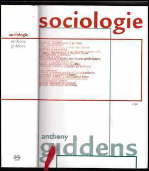 Anthony Giddens: Sociologie
