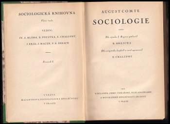 Emanuel Chalupný: Sociologie