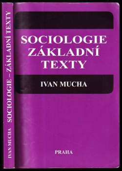 Sociologie : základní texty