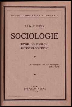 Jan Dušek: Sociologie
