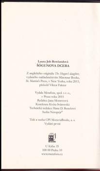 Laura Joh Rowland: Šógunova dcera
