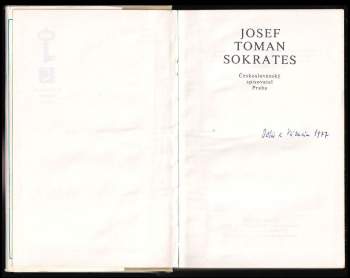 Josef Toman: Sokrates