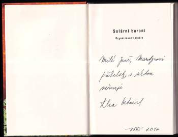 Alena Vitásková: Solární baroni