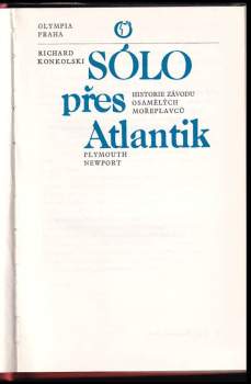 Richard Konkolski: Sólo přes Atlantik