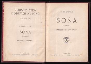 Henry Gréville: Soňa