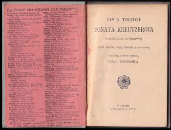 Lev Nikolajevič Tolstoj: Sonata Kreutzerova