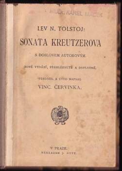Lev Nikolajevič Tolstoj: Sonata Kreutzerova