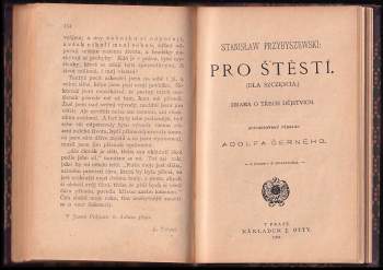 Stanisław Przybyszewski: Pro štěstí