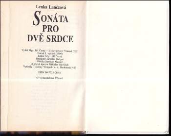 Lenka Lanczová: Sonáta pro dvě srdce