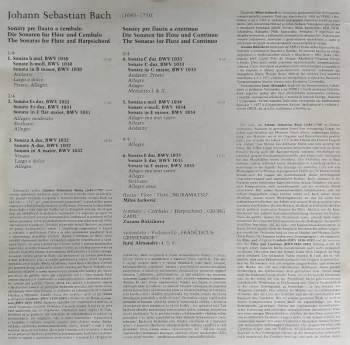 Johann Sebastian Bach: Sonatas For Flute And Harpsichord Bwv 1030-32, Sonatas For Flute And Continuo Bwv 1033-35 (2xLP)