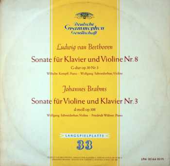 Sonate Für Klavier Und Violine Nr. 8 / Sonate Für Violone Und Klavier Nr. 3