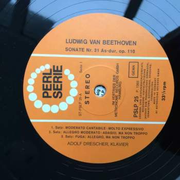 Ludwig van Beethoven: Sonate Nr. 31 As-dur, op. 110; Sonate Nr. 32 c-moll, op. 111