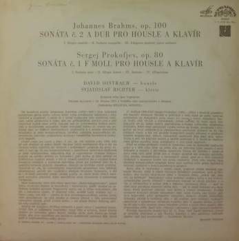 Johannes Brahms: Sonáty Pro Housle A Klavír