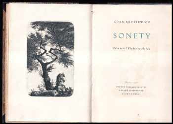 Adam Mickiewicz: Sonety