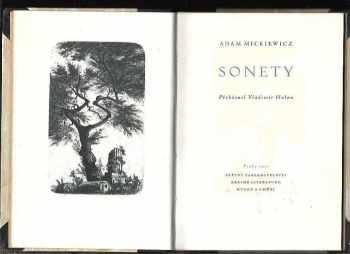 Adam Mickiewicz: Sonety