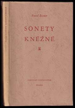 Pavel Eisner: Sonety kněžně