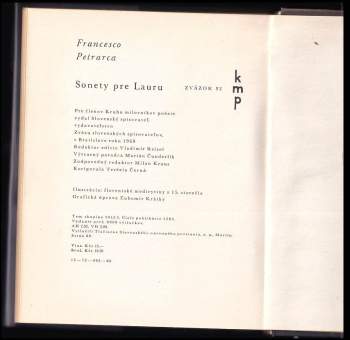 Francesco Petrarca: Sonety pre Lauru