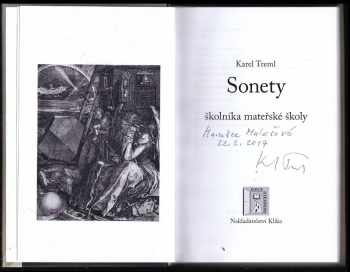 Karel Treml: Sonety školníka mateřské školy