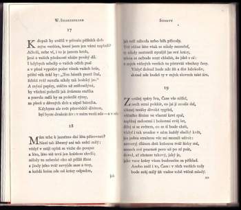 William Shakespeare: Sonety