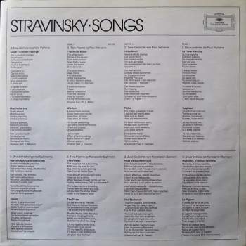 Igor Stravinsky: Songs