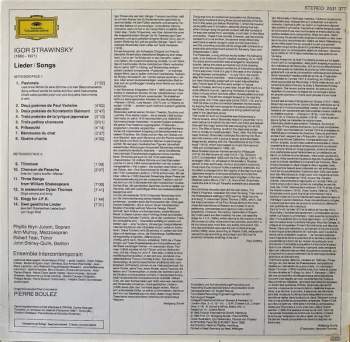 Igor Stravinsky: Songs