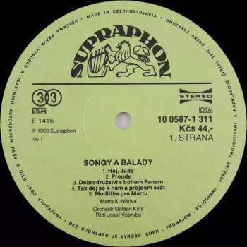 Marta Kubišová: Songy A Balady