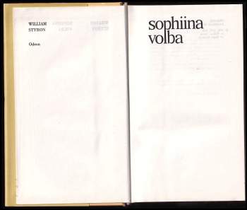 William Styron: Sophiina volba