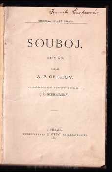 Anton Pavlovič Čechov: Souboj