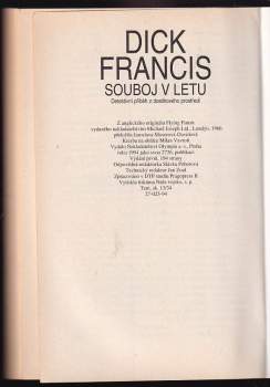 Dick Francis: Souboj v letu