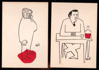 Soubor karikatur/pohlednic od Jaroslava Kándla