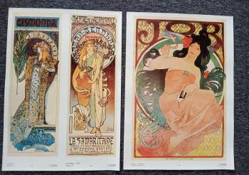 Dalibor Kusák: Soubor reprodukcí plakátů - Alfons Mucha