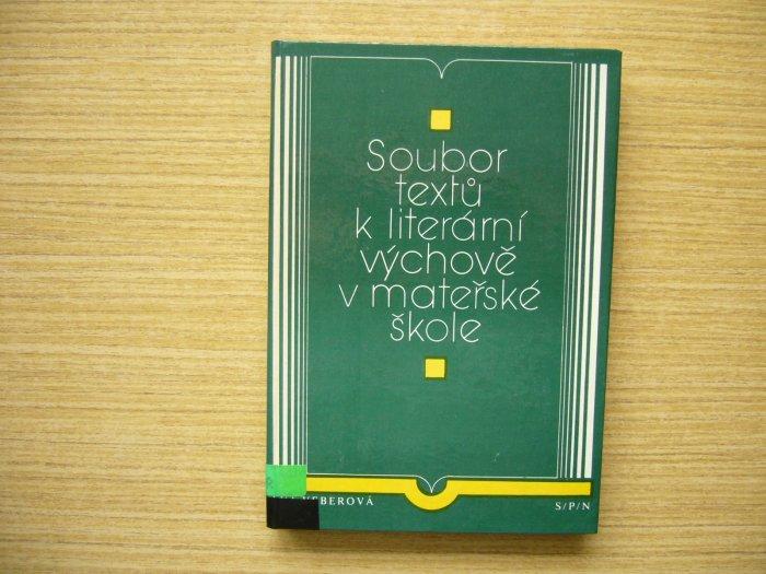 Soubor textů k literární výchově v mateřské škole