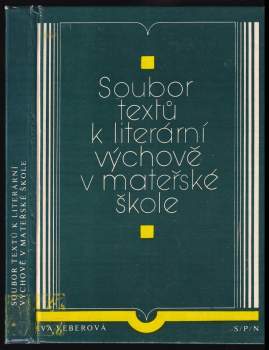 Soubor textů k literární výchově v mateřské škole