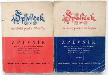 SOUBOR Zpěvník Špalíček národních písní a říkadel, I + II díl