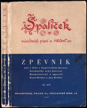 Špalíček národních písní a říkadel