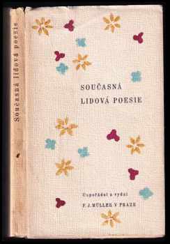 F.J Müller: Současná lidová poesie