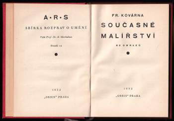František Kovárna: Současné malířství