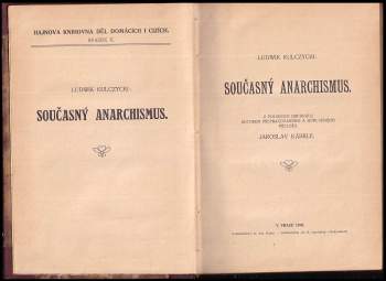 Ludwik Kulczycki: Současný anarchismus