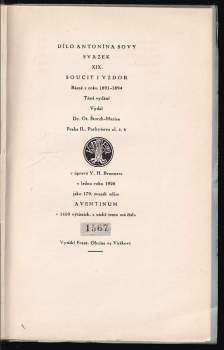 Antonín Sova: Soucit i vzdor