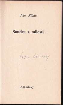 Ivan Klíma: Soudce z milosti