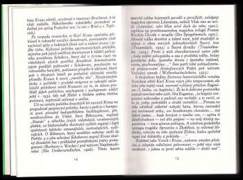 Karl Kraus: Soudím živé i mrtvé