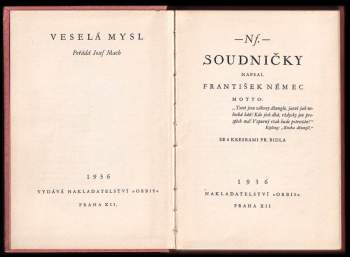 František Nemec: Soudničky