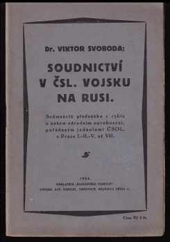 Soudnictví v čsl. vojsku na Rusi