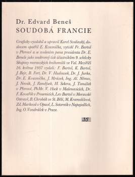 Edvard Beneš: Soudobá Francie