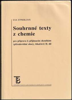 Souhrnné texty z chemie pro přípravu k přijímacím zkouškám