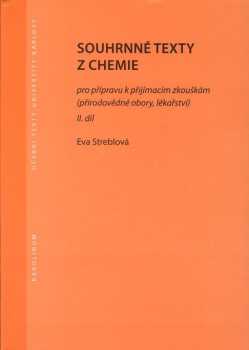 Eva Streblová: Souhrnné texty z chemie