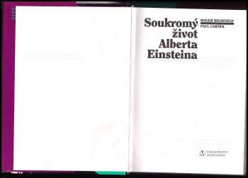 Roger Highfield: Soukromý život Alberta Einsteina