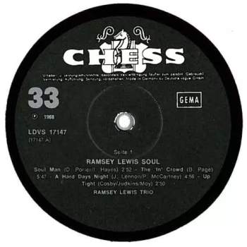 The Ramsey Lewis Trio: Soul Incorporated