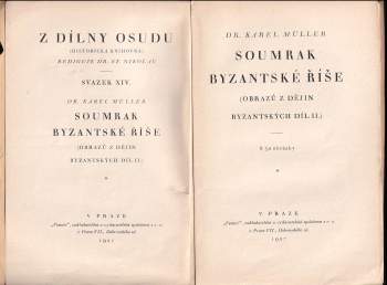 Karel Mueller: Soumrak byzantské říše