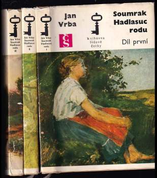 Jan Vrba: Soumrak Hadlasuc rodu 1 - 3 - chodská románová trilogie - kompletní